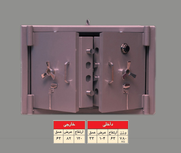 گاو صندوق سنگین گنج بان مدل 1000 BS